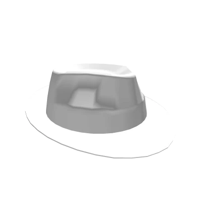 Classic White Fedora