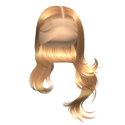 Flowy Middle Part in Blonde