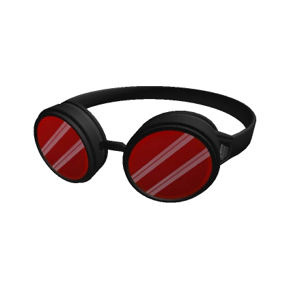 Red Combat Shades (Goggles)