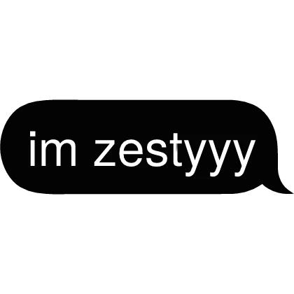 im zesty Text