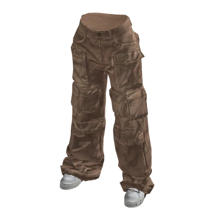 Khaki Urban Utility Cargo Pants