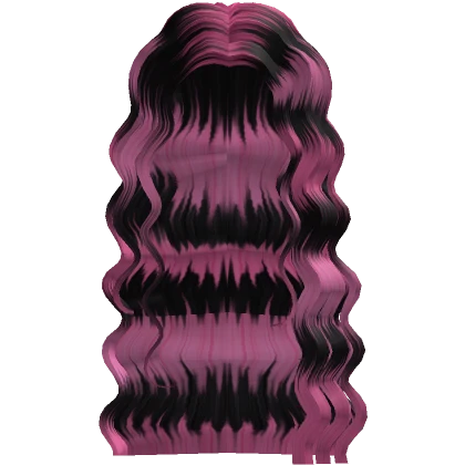 Summer Extra Culry Waves Pink & Black Hair 