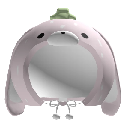 kawaii cute pink strawberry bunny hood