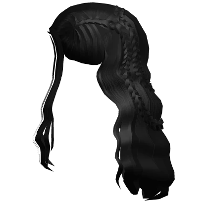 Black Wavy Braided Queen Hair
