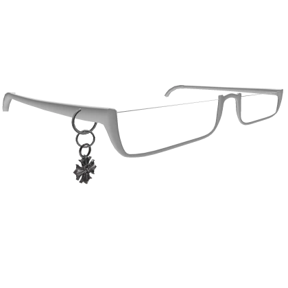 White Thin Rimmed Low Glasses
