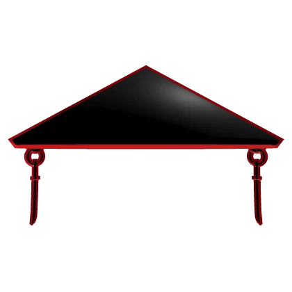 Glowing Red Samurai Ninja Hat