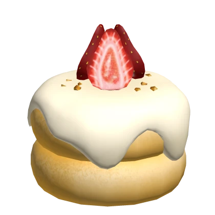 Strawberry Sponge Cake (Hat)