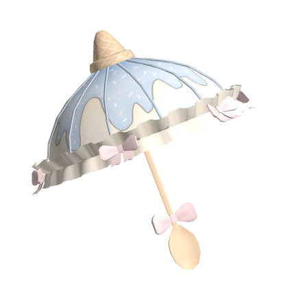 ♡ Kawaii cutesy summer ice cream cake parasol ☂️