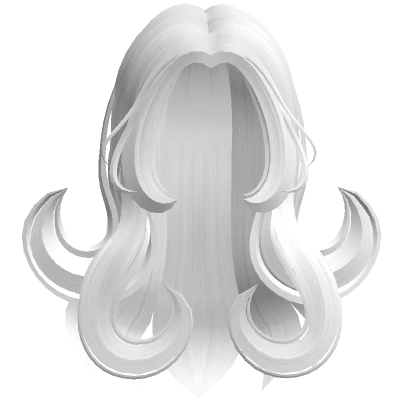 Long Fairytale Cute Curly Hair (White)