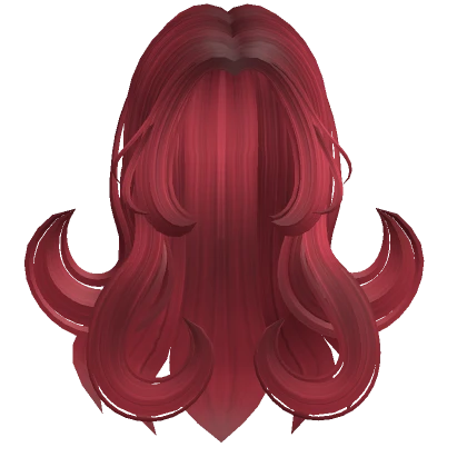 Long Fairytale Cute Curly Hair (Red)