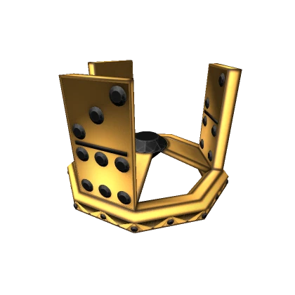 Gold Domino Crown of the Illuminati