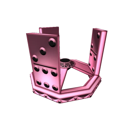 Hot Pink Domino Crown of the Illuminati