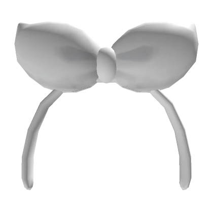 Huge Fluffy White Bow Headband - Rin