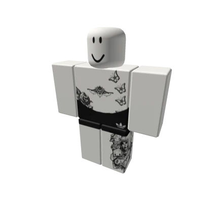 Black denim shorts with tattoo mandraka y2k goth