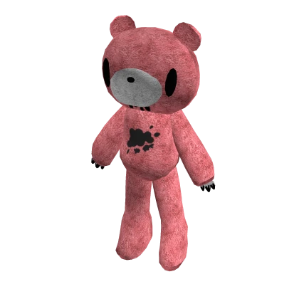 Pink Monster Bear Plushie Suit