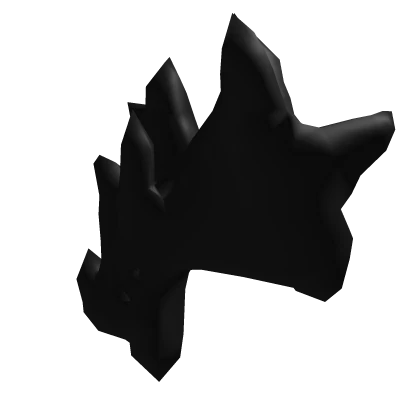 Light Black Flaming Mohawk Add-On