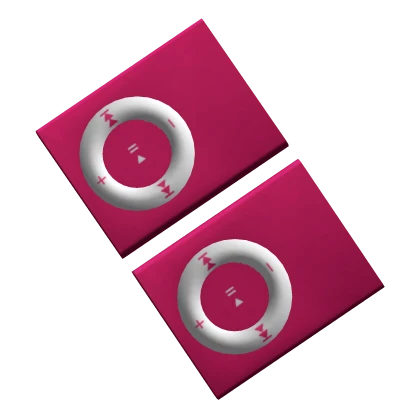 Pink MP3 Player Y2K Hairclip