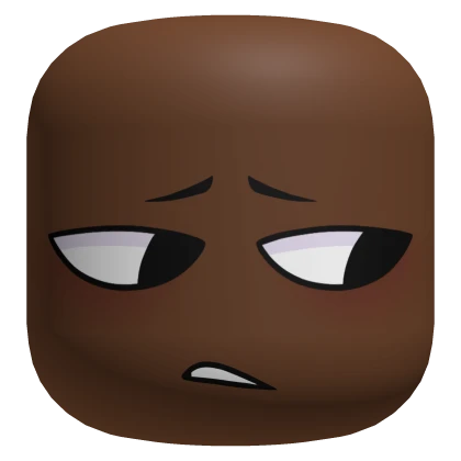 Side Eye Face - Dark Brown