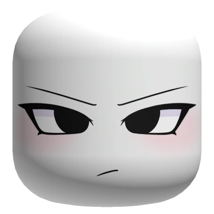 Angry Pouting Face - White