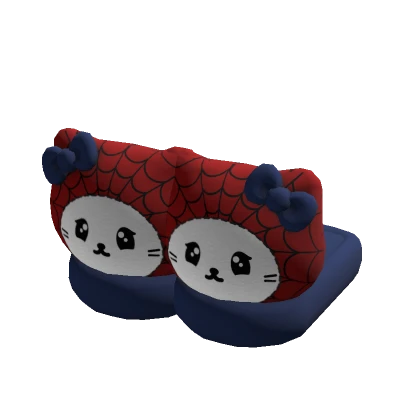 ♡ spider kitty slippers