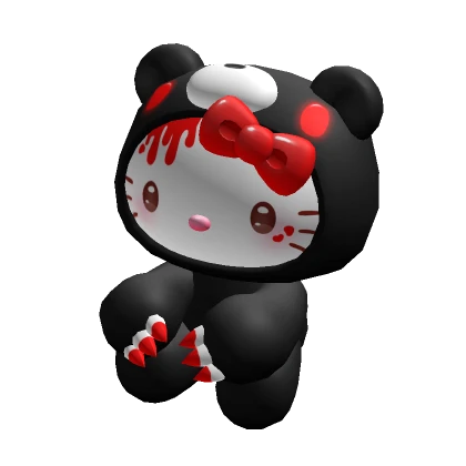 ♡ kitty evil gloomy bear plushie (holdable)