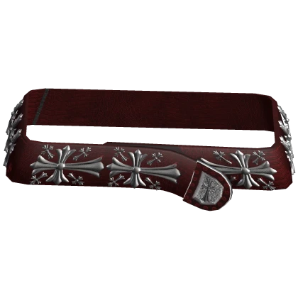 Red Metal Cross Belt 3.0