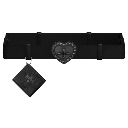 Y2K Heart Cross Leather Belt 1.0