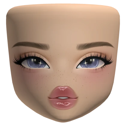 Periwinkle Blush Face