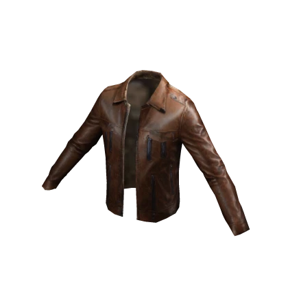 ⭐ Brown Leather Jacket
