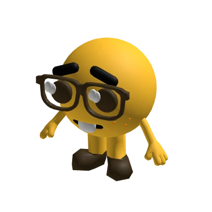 nerd emoji suit