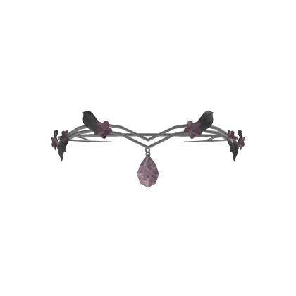 Fairy Set - Wire Gemstone Tiara | Pink & Silver