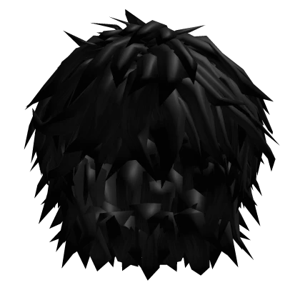 Black Short Wolf Cut