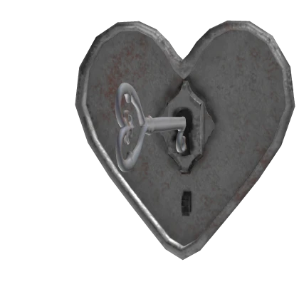 ♡ : 1.0 torso heart lock with key 