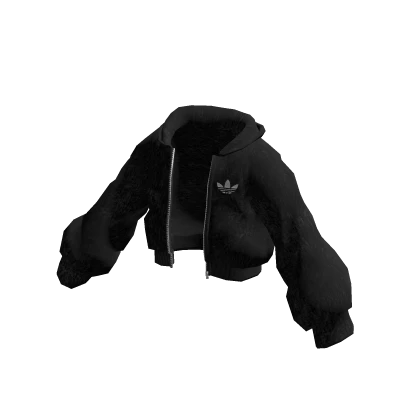 adidas Oversized Jacket Fluffy Black