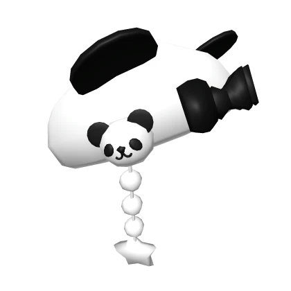 Fluffy Panda Beret