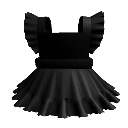  3.0 Cute Black Maid Dress Apron