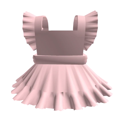  3.0 Cute Pink Maid Dress Apron