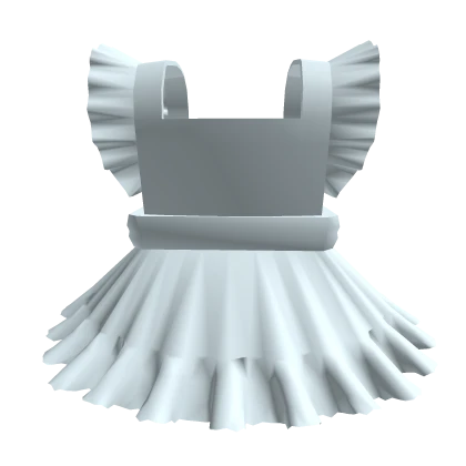  3.0 Cute Blue Maid Dress Apron