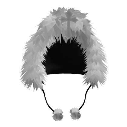 Black White Fur Hoodie †