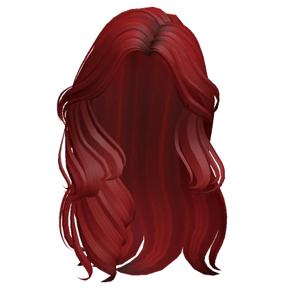 Fashion Model Blowout Wavy Hair (Red)