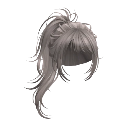 Ash Messy Ponytail