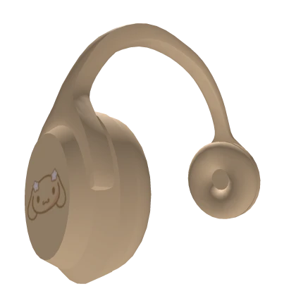 Mocha Sanrio kawaii brown headphones