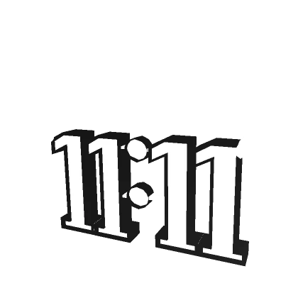 Neon 11:11 Chain