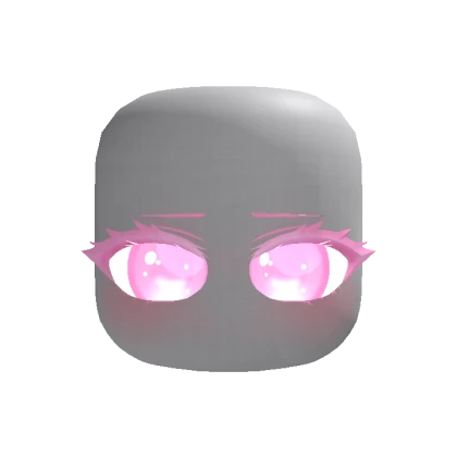 Animated Kawaii Anime Eyes- Pastel Pink