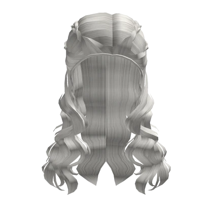 White Braided Dragon Mother Hair