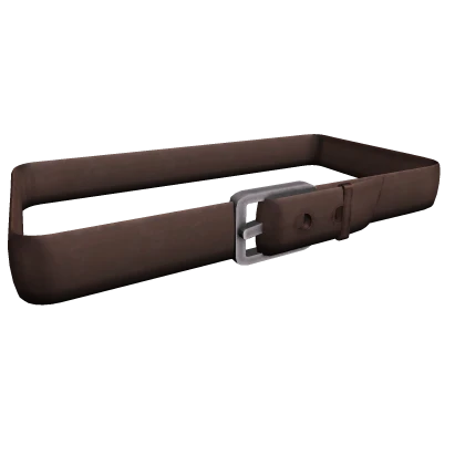 Brown Y2K Leather Goblin Belt