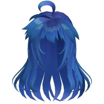 konata Lucky Long Navy Blue Hair 