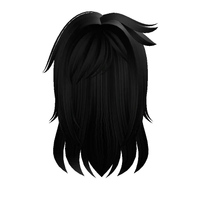 Tomoko Scene Girl Anime Messy Bed Hair Black