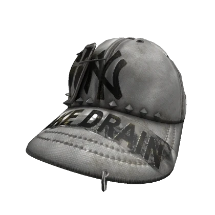 white shield drain hat