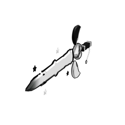 Archangel Sword Holdable Black And White